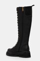 Încălțăminte Kurt Geiger London cizme de piele Chelsea Combat Knee Boot 3516600109.BLACK negru