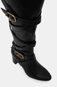 Kožené čižmy Kurt Geiger London Mayfair Strappy Knee Boot 3483800109.BLACK čierna