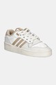 adidas Originals sneakersy skórzane Rivalry Low W niska beżowy JH6726