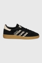 Замшевые кроссовки adidas Originals Handball Spezial W JH9092 чёрный AW24