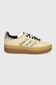 adidas Gazelle Bold Cream Black Leopard JI1370 beige AW24