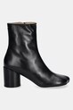 Kožené kotníkové boty MM6 Maison Margiela S59WU0235.P3628 černá AW24