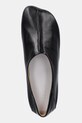MM6 Maison Margiela balerini de piele negru S59WZ0095.P3628