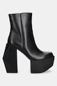 Шкіряні черевики United Nude Stage Boot 107530116 чорний AW24