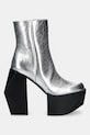 United Nude cizme de piele Stage Boot 1075314116 argintiu AW24