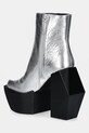 Взуття Шкіряні черевики United Nude Stage Boot 1075314116 срібний