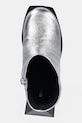 United Nude cizme de piele Stage Boot argintiu 1075314116