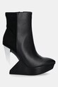 Шкіряні черевики United Nude Edge Bootie 1085622916 чорний AW24