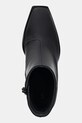 Шкіряні черевики United Nude Poly Bootie Hi чорний 1086301191