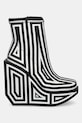 United Nude cizme de piele Wa Bootie Hi 1087951082 negru AW24