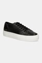Шкіряні кросівки Common Projects Tournament Low Super in Leather пласка чорний 4017.7506