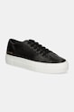 Common Projects sneakersy skórzane Tournament Low Super in Leather płaska czarny 4017.7506