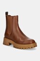 MICHAEL Michael Kors ghete chelsea de piele Asher pana la 5 cm maro 40F4ASFE6L.227