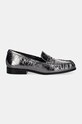 MICHAEL Michael Kors mocasini de piele Carlson 40F4CSFP1M.041 argintiu AW24