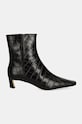 MICHAEL Michael Kors stivaletti alla caviglia in pelle Cosmo 40F4CSME5E.001 nero AW24