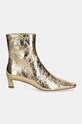 MICHAEL Michael Kors cizme de piele Cosmo 40F4CSME5M.740 aur AW24