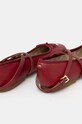 MICHAEL Michael Kors balerini de piele Collette 40T4CTFP1L.609 burgundia