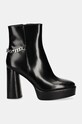 Шкіряні черевики MICHAEL Michael Kors Carlisle 40F4CLME1L.001 чорний NC24