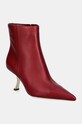 MICHAEL Michael Kors cizme de piele Luna 5-8 cm burgundia 40F4LUME5L.609