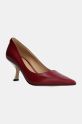 MICHAEL Michael Kors stilettos de piele Luna subțire burgundia 40F4LUMP3L.609