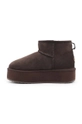 Emu Australia stivali da neve in camoscio Stinger Micro Flatform marrone W13082.CHOC