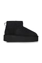 Замшевые сапоги Emu Australia Stinger Micro Flatform замш чёрный W13082.BLAK