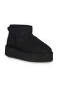 Semišové snehule Emu Australia Stinger Micro Flatform W13082.BLAK čierna AW24