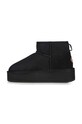 Semišové snehule Emu Australia Stinger Micro Flatform čierna W13082.BLAK