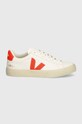 Кожени маратонки Veja Campo CP0503689A бял AW24