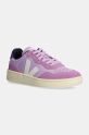 Veja sneakers din piele V-90 mic de statură violet VD2003661A