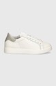 Twinset sneakersy skórzane 242TCP012.11787 biały AW24