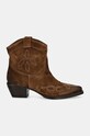 Billi Bi cizme de cowboy din piele intoarsa A7170 maro AW24
