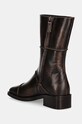 Παπούτσια Δερμάτινες μπότες Billi Bi A7240 καφέ