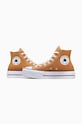 Πάνινα παπούτσια Converse Chuck Taylor All Star Lift κίτρινο A11537C