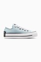 Кеди Converse Chuck Taylor All Star Lift платформа блакитний A10426C