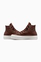 Converse trampki skórzane Chuck Taylor All Star Lift brązowy A10362C