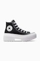 Πάνινα παπούτσια Converse Chuck Taylor All Star Lugged Heel πλατφόρμα μαύρο A08258C
