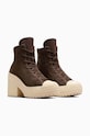 Converse trampki zamszowe Chuck 70 De Luxe Heel Platform A11542C czarny AW24