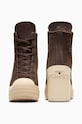 Obuwie Converse trampki zamszowe Chuck 70 De Luxe Heel Platform A11542C czarny