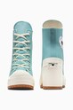 Obuv Tenisky Converse Chuck 70 De Luxe Heel Platform A08279C tyrkysová