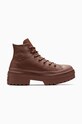 Converse tenisi de piele Chuck Taylor All Star Lugged Heel platformă maro A11547C