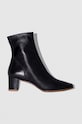 By Far cizme de piele Sofia 5-8 cm negru 16603.05.SBLKL