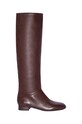 By Far ghete de piele Felix neizolat maro MWFBO064CL013BR023PL