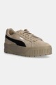 Puma sneakers in camoscio Karmen II platform beige 397457