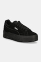 Semišové sneakers boty Puma Karmen II Planet friendly černá 397457
