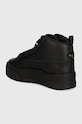 Încălțăminte Puma sneakers din piele Karmen II Mid 397459 negru