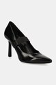 HUGO pantofi cu toc Katniss subțire negru 50529824.001