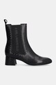 Шкіряні черевики Karl Lagerfeld BONNIE KL30364.000 чорний AW24