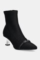 Nízké kozačky Karl Lagerfeld PANACHE II jehličkový černá KL30844A.H0S