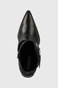 Karl Lagerfeld cizme de piele KOWBOY negru KL31254.000